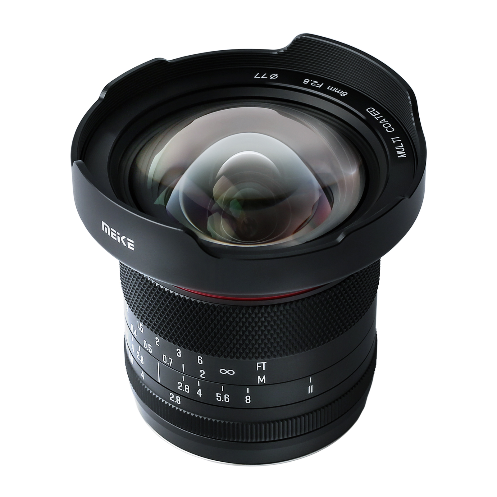 Meike 8mm F2.8 Prime Manual Focus Ultra-wide Angle and Zero Distortion Lens